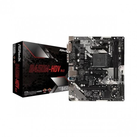 ASRock B450M HDV R4.0 Motherboard