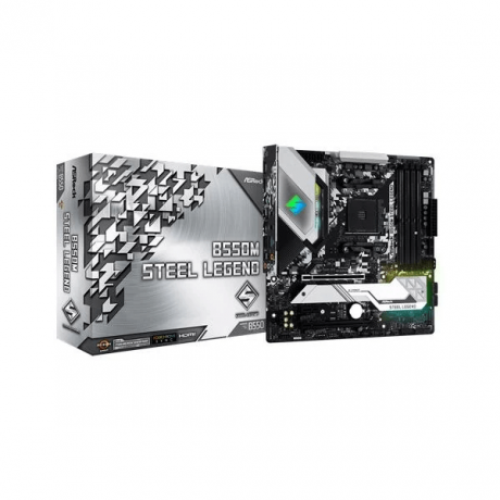  Asrock B550M Steel Legend Motherboard