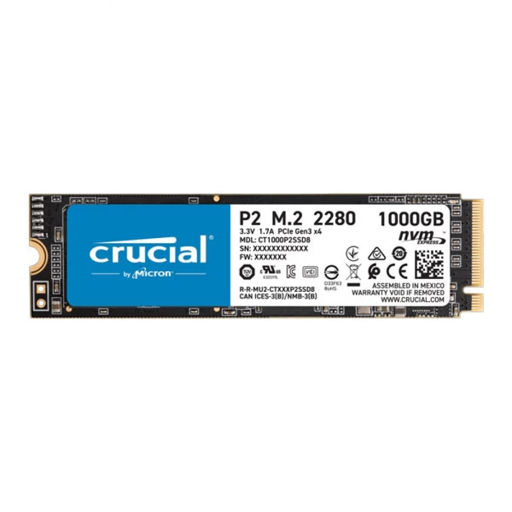 Crucial P2 250GB 3D NAND NVMe PCIe M.2 SSD