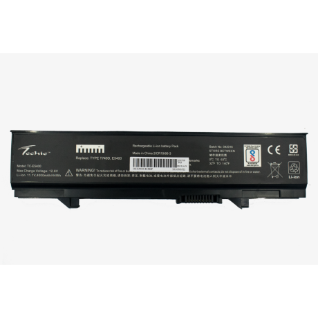 Techie Compatible Battery for Dell E5400 – Latitude E5500, E5410, E5510 Series Laptops (4000mAh, 6-Cell)