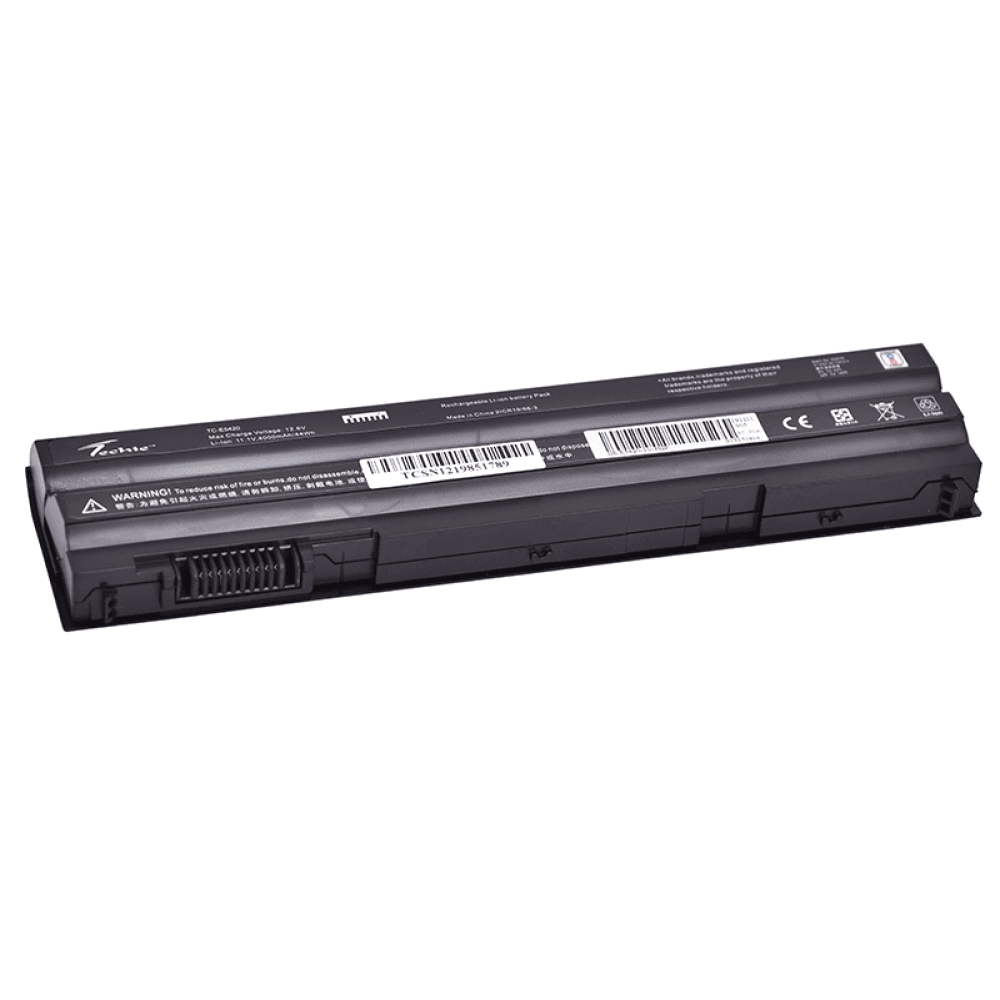 Techie Compatible Battery for Dell E5420 – Latitude E5220, Latitude E5520, Latitude E6420, Latitude E6520 Laptops (4000mAh, 6-Cell)