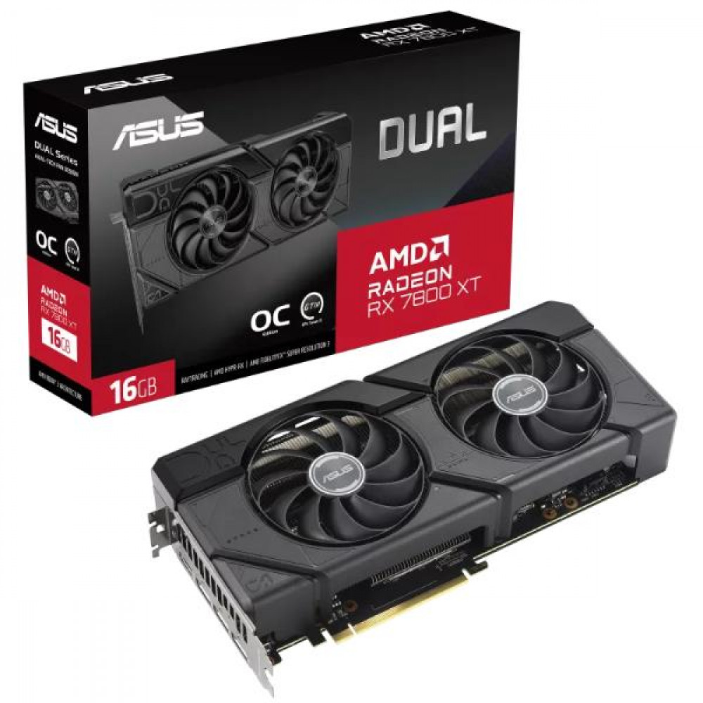 ASUS Dual Radeon RX 7800 XT OC Edition 16GB GDDR6