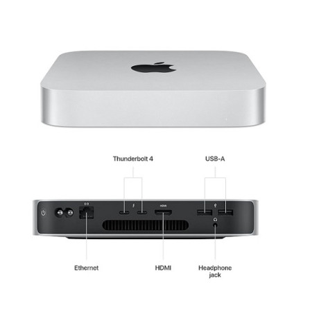 Refurbished Apple Mac Mini A1347 Late 2014 2.80GHz Core i5 8GB/500GB HDD 1 Year Warranty (Silver)