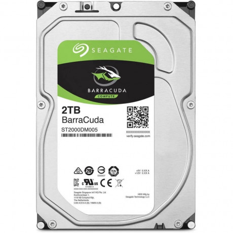 Seagate BarraCuda 2TB Desktop Internal Hard Drive - 5400 RPM (ST2000DM005)