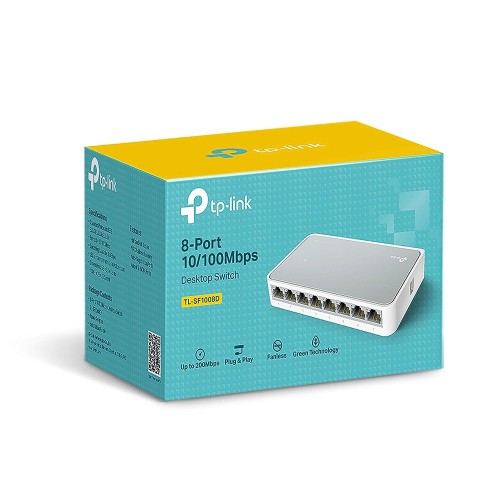 TP-Link 8 Port 10/100 Mbps Fast Ethernet Port Switch