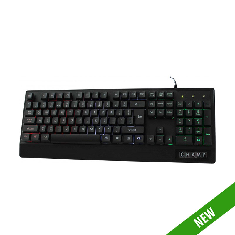 Tvs Electronics Champ PKL-980 COLOR LIT Wired Keyboard