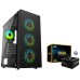 Ant Esports Ice-110 With 4 Fan Mid Tower Gaming Cabinet With Argb Pc Case