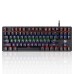 Enter Phoenix Pro Mechanical USB Gaming Keyboard with 26 Anti Ghosting Keys, Rainbow LED Lights (8LED Modes), Windows Lock Key with 12 Multimedia Keys, Splash Resistant, Fading Resistant Keycaps