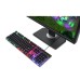 Enter Fighter USB Gaming Keyboard with Rainbow LED Lights, Windows Lock Key with 12 Multimedia Keys, Splash Resistant, LED Control Key