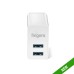 FINGERS PA-Dual USB Ports Power Mobile Adapter