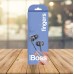 FINGERS SoundBoss Wired in Ear Earphone with Mic (Silver)