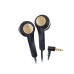 FINGERS SoundGlitz Wired Earphones  (Black+gold)