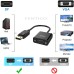 Fentico Display Port To Vga Converter Full HD 1080P HDMI to VGA Adapter