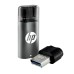 HP USB 3.2 64GB Type C OTG Flash Drive x5600c (Grey & Black) 64 GB Pen Drive  (Black)