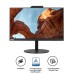 Lenovo ThinkVision T22v-20 21.5" VoIP Monitor, IPS Panel, HDMI DP VGA Inputs, TUV Certified Eye Comfort, Built in Speaker & Camera, Raven Black